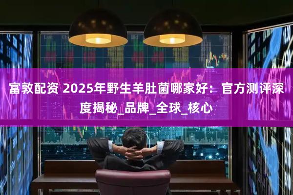 富敦配资 2025年野生羊肚菌哪家好：官方测评深度揭秘_品牌_全球_核心